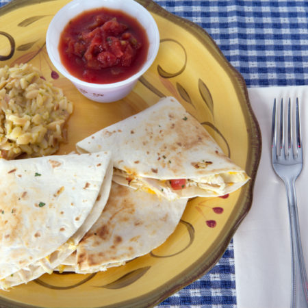 Image of Underwood Tortilla Served With Rice Recipe